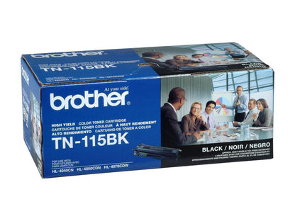 Brother TN115BK High Yield Toner Cartridge - Black