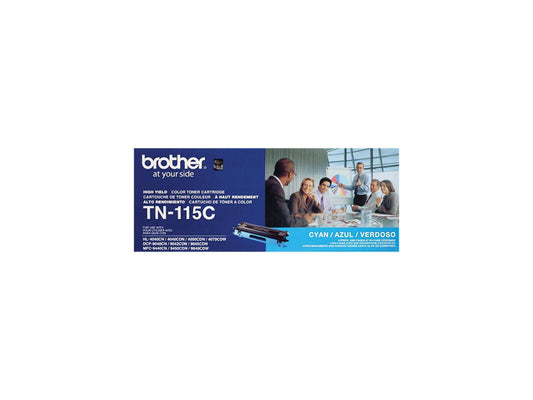 Brother TN115C High Yield Toner Cartridge - Cyan