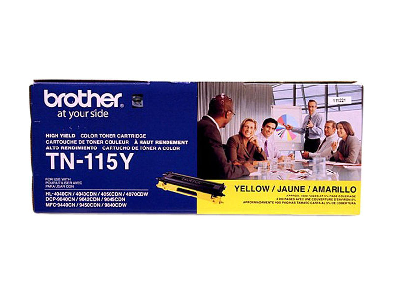 Brother TN115Y High Yield Toner Cartridge - Yellow