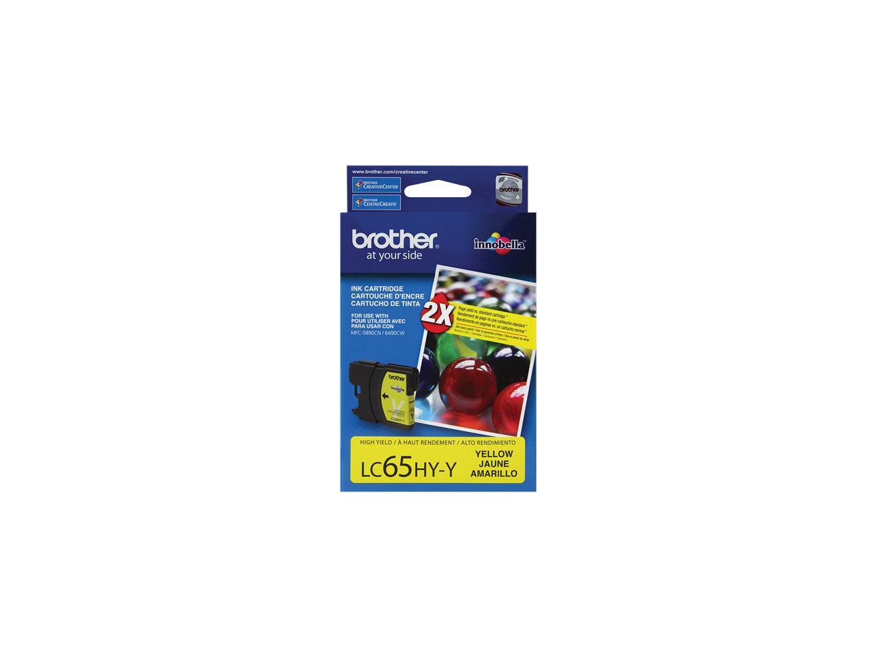 Brother LC65HYY High Yield Innobella Ink Cartridge - Yellow