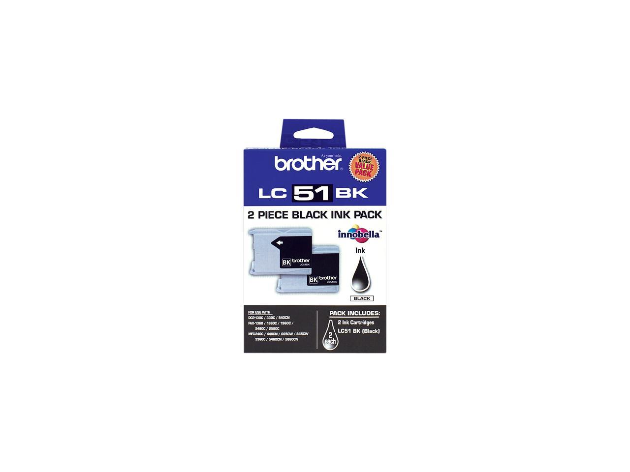 Brother LC512PKS Innobella Ink Cartridge - Dual Pack - Black