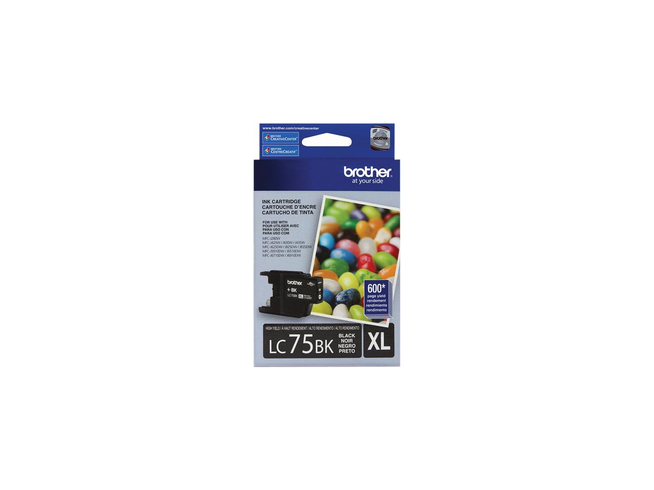 Brother LC75BK High Yield Innobella Ink Cartridge - Black