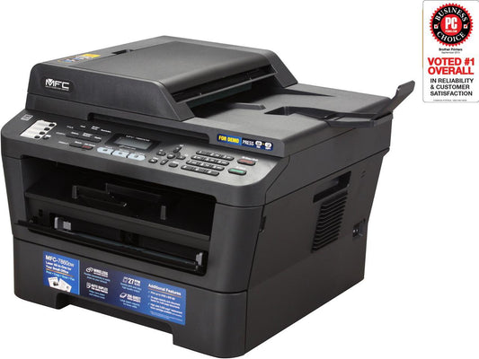 Brother MFC-7860DW Wireless Monochrome Multifunction Laser Printer