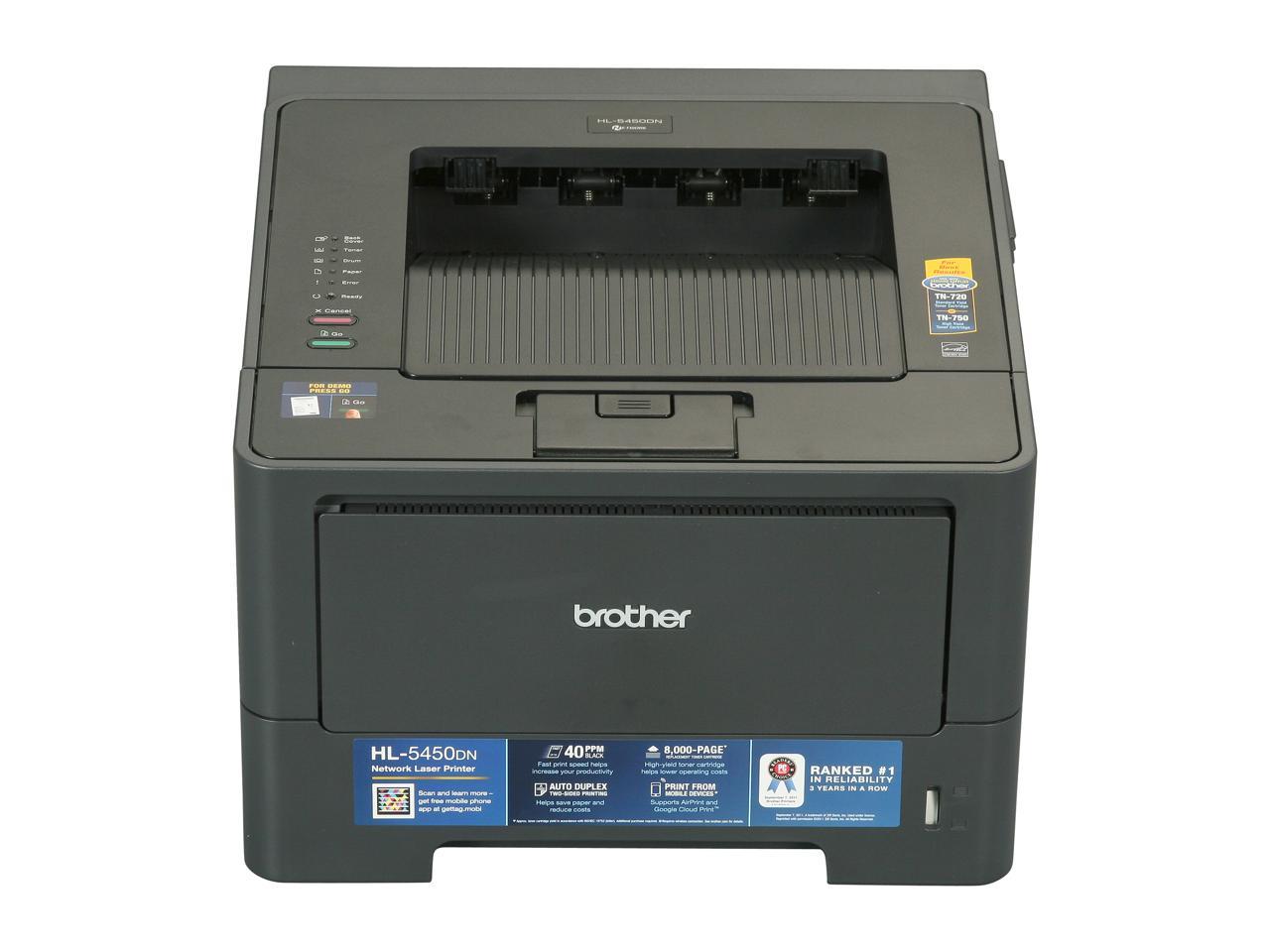 Brother HL-5450DN High Speed Single Function Laser Printer with Networking and Duplex Printing