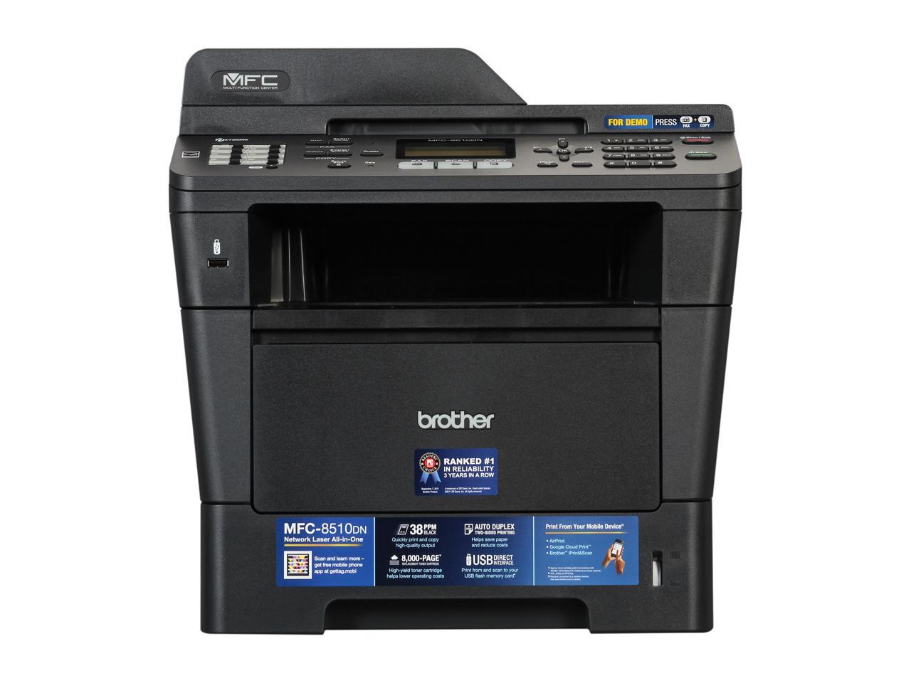 Brother MFC-8510DN High Speed All-In-One Laser Printer with Networking and Duplex Printing