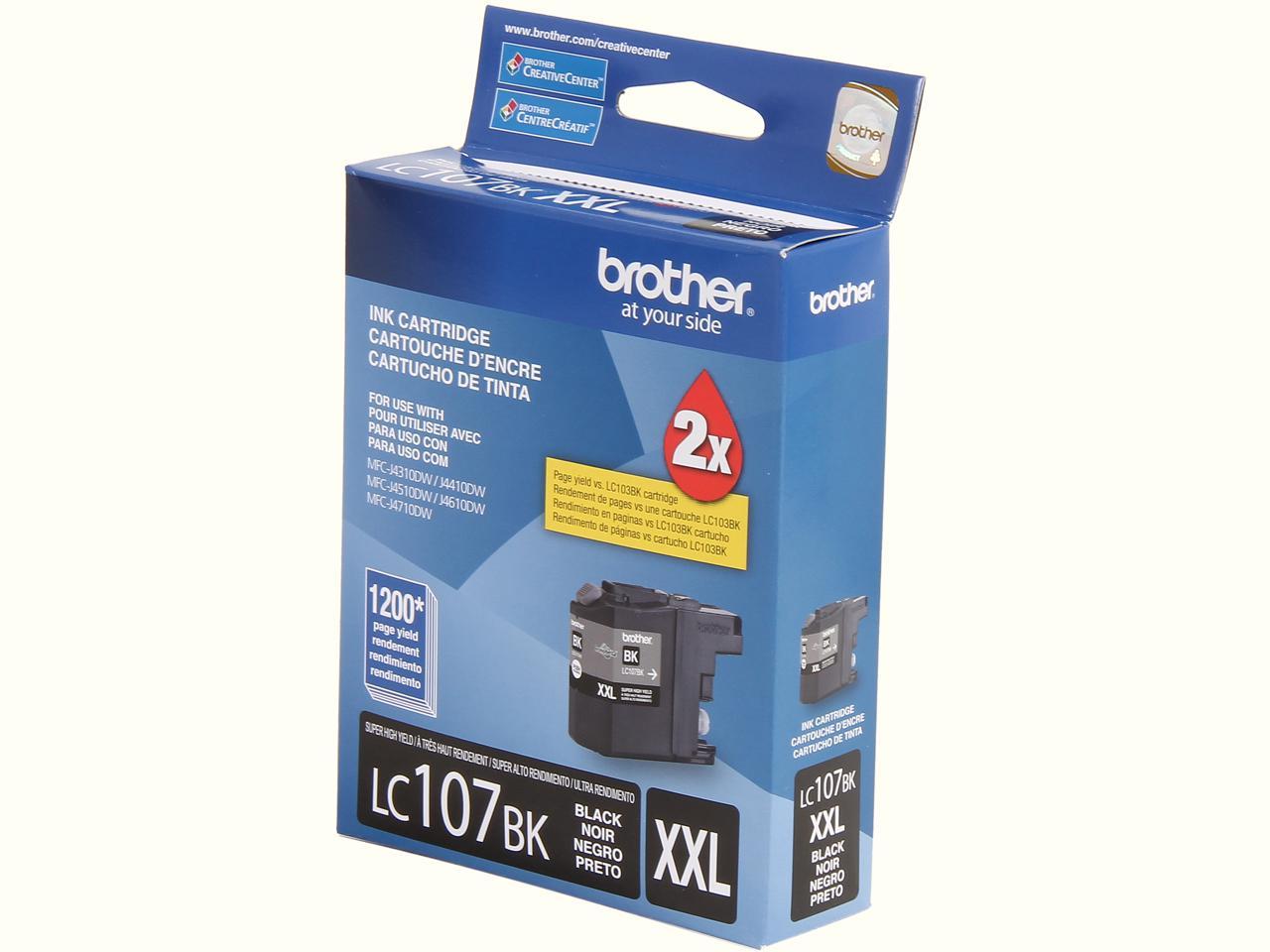 Brother LC107BK Super High Yield Innobella Ink Cartridge - Black