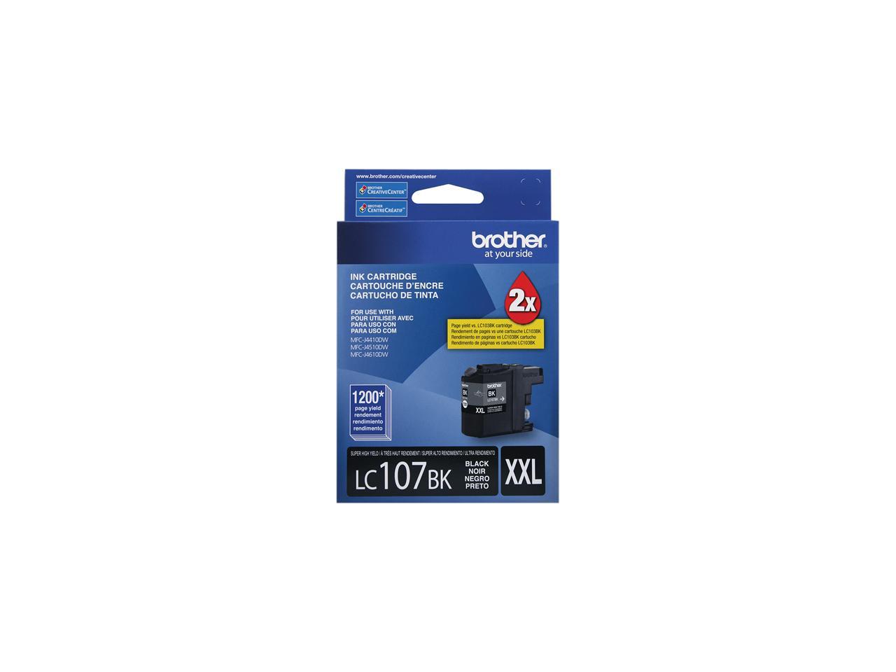 Brother LC107BK Super High Yield Innobella Ink Cartridge - Black