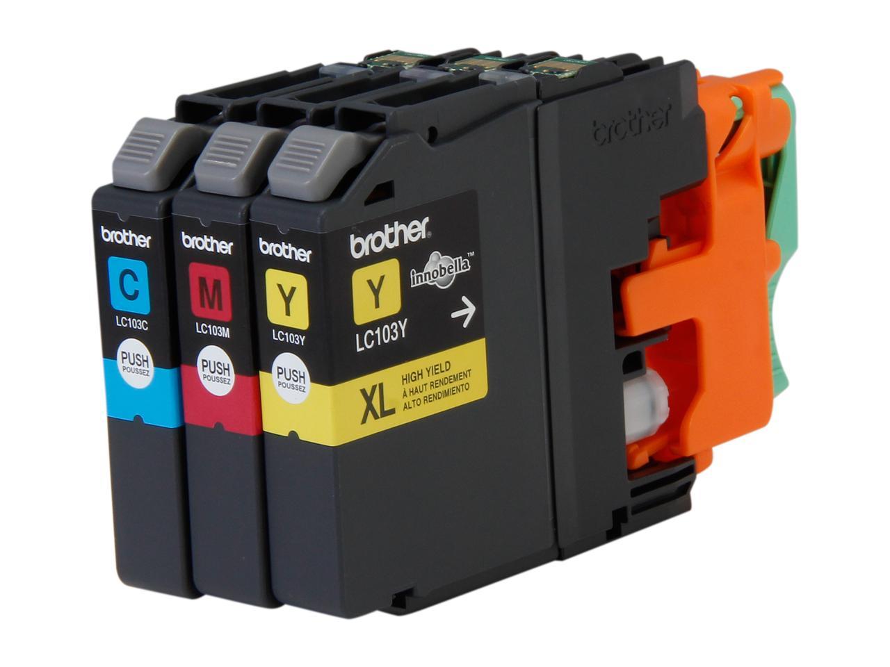 Brother LC1033PKS High Yield Innobella Ink Cartridge - Combo Pack - Cyan/Magenta/Yellow