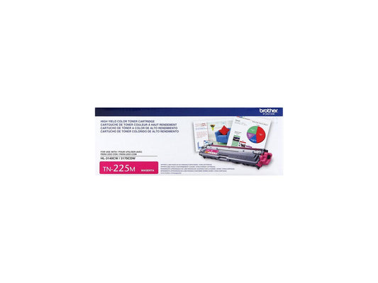 Brother TN225M High Yield Toner Cartridge - Magenta