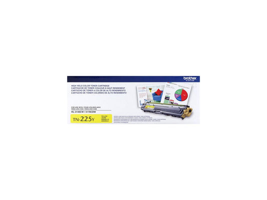 Brother TN225Y High Yield Toner Cartridge - Yellow