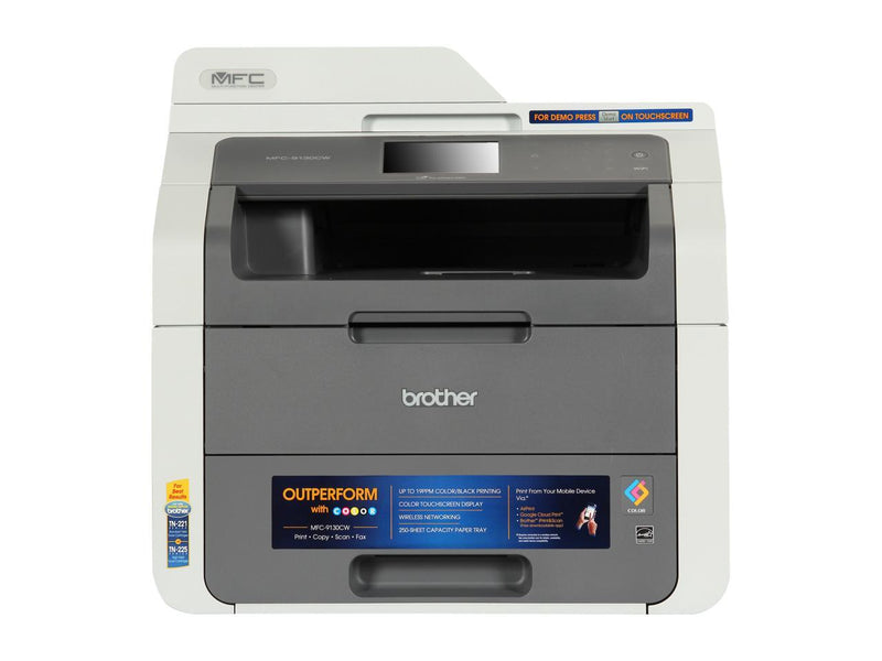 Brother MFC-9130CW Digital Color All-In-One Laser Printer with Wireless Networking