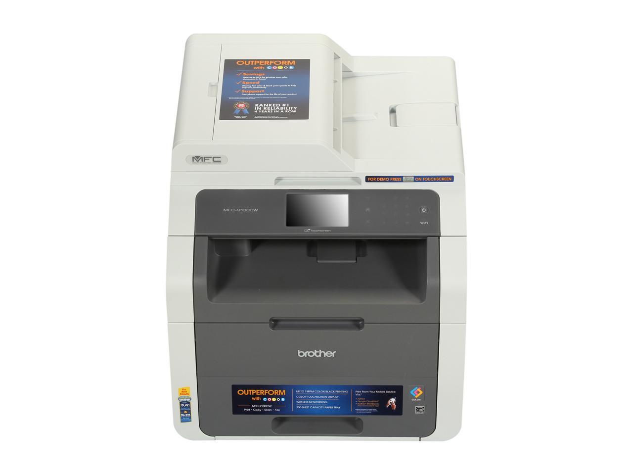 Brother MFC-9130CW Digital Color All-In-One Laser Printer with Wireless Networking