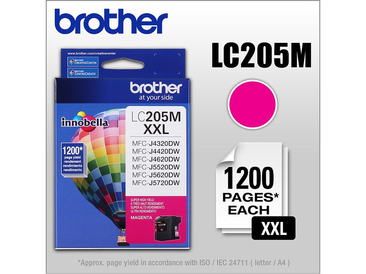 Brother LC205M Super High Yield Innobella Ink Cartridge - Magenta