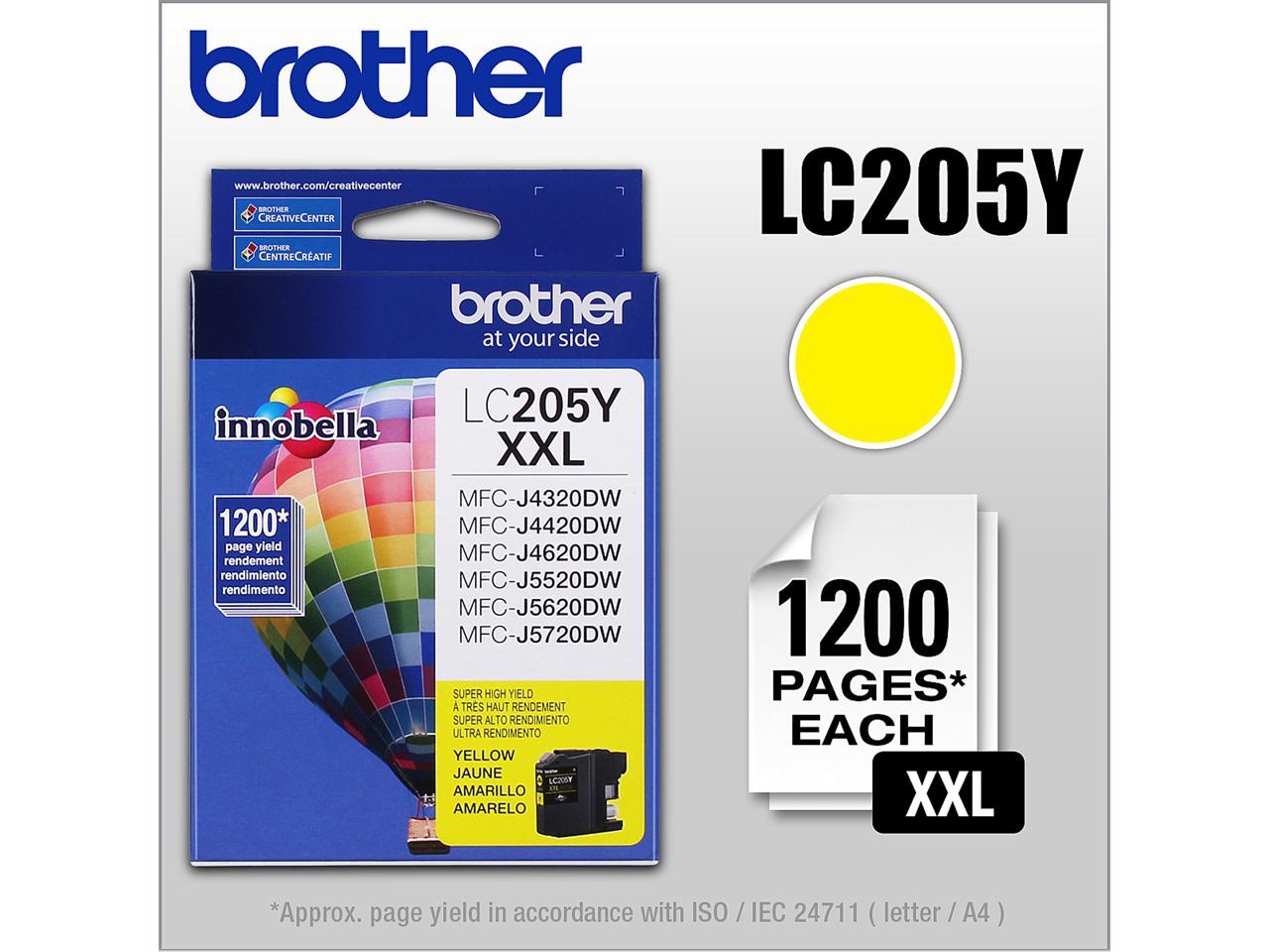 Brother LC205Y Super High Yield Innobella Ink Cartridge - Yellow