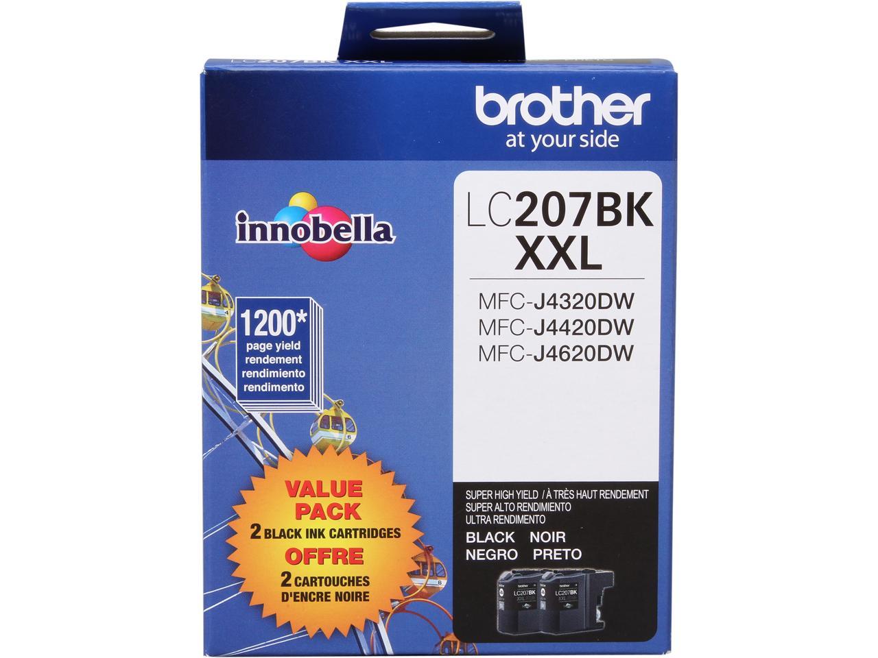 Brother LC2072PKS Super High Yield Innobella Ink Cartridge - Dual Pack - Black