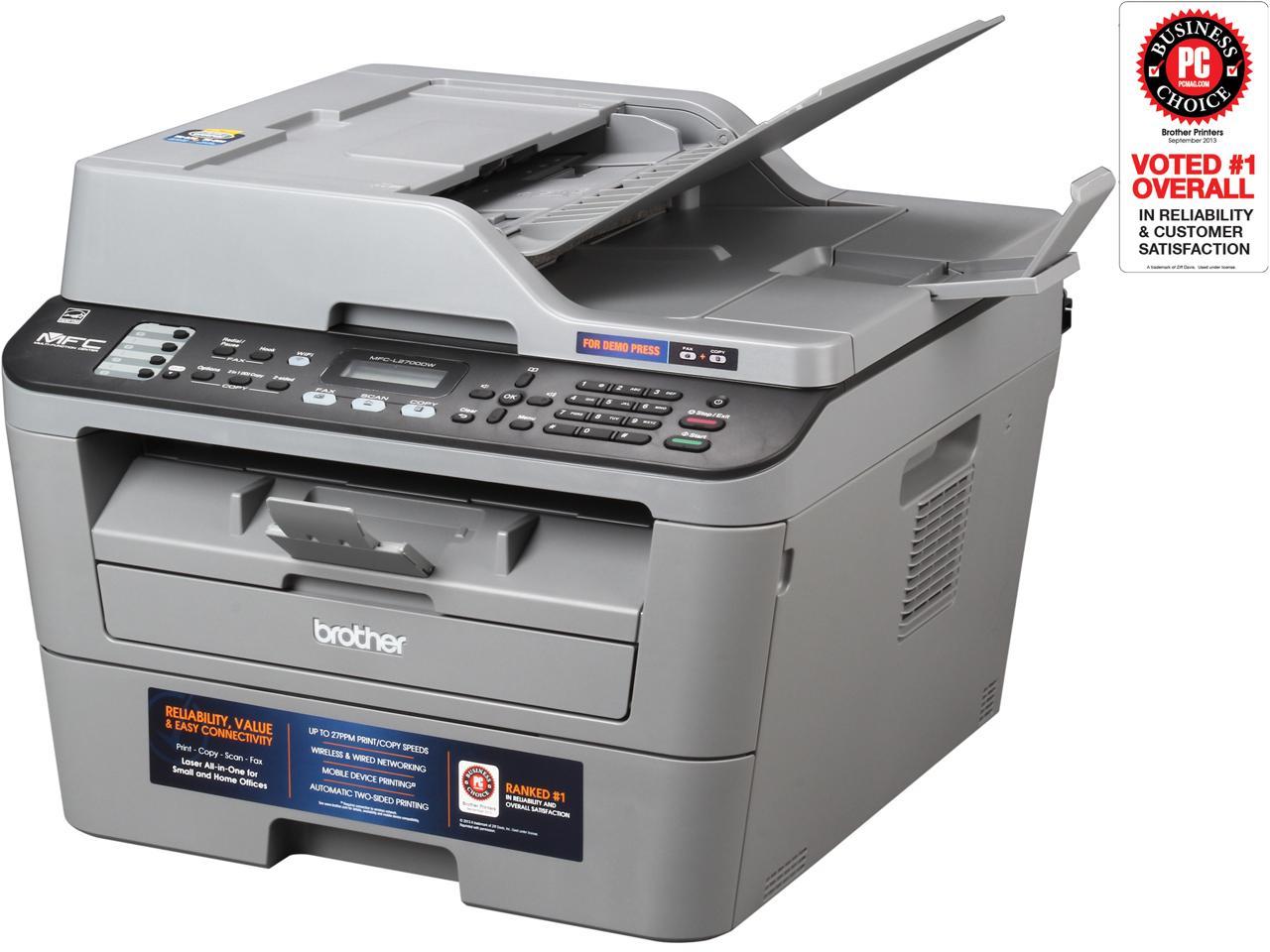 Brother MFC-L2700DW Duplex Up to 2400 x 600 DPI Wireless / USB Monochrome Laser MFC Printer