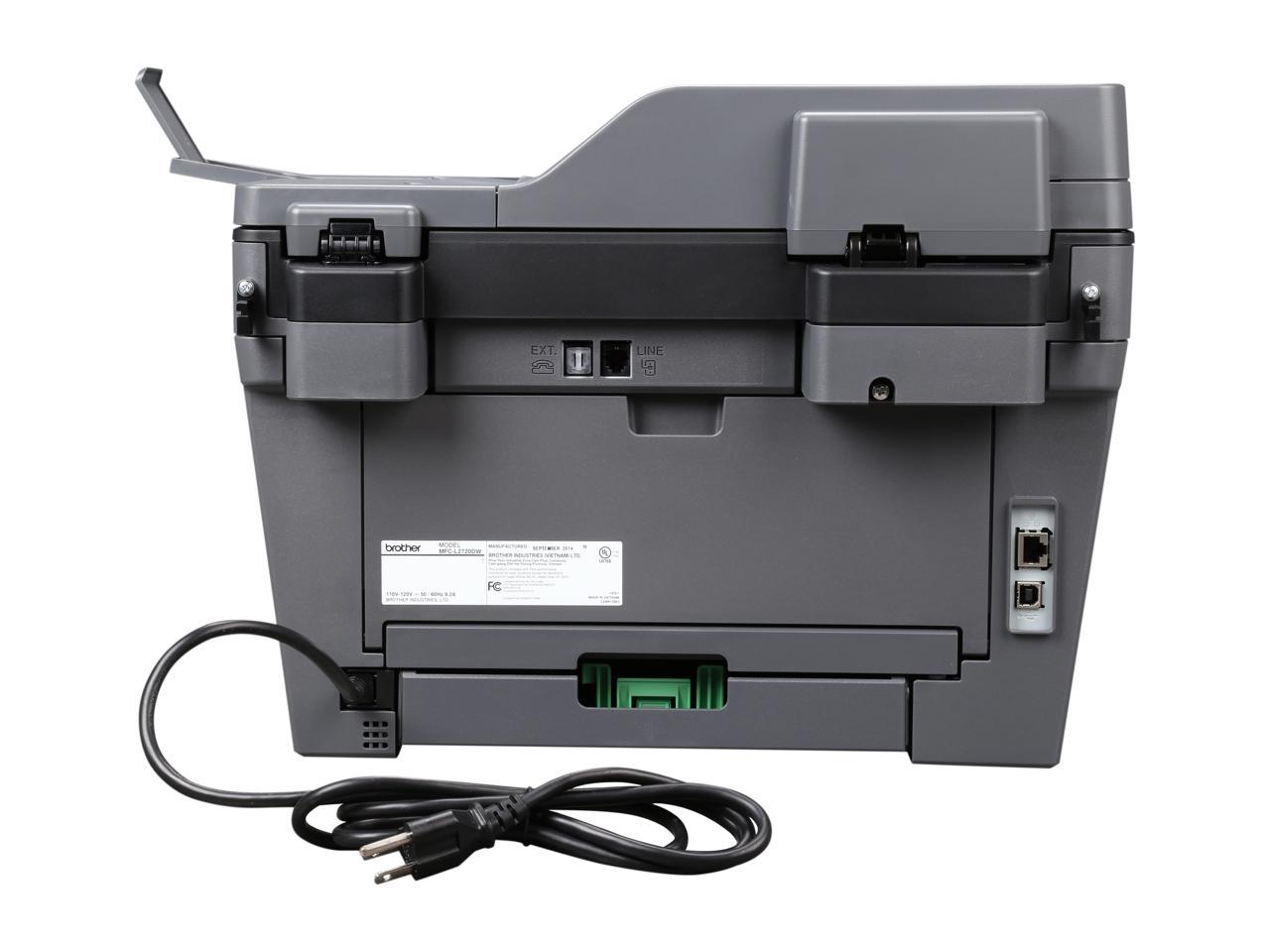 Brother MFC-L2720DW Wireless Duplex Compact Multifunction All-in-One Monochrome Laser Printer