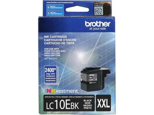 Brother LC10EBK Super High Yield Ink Cartridge - Black