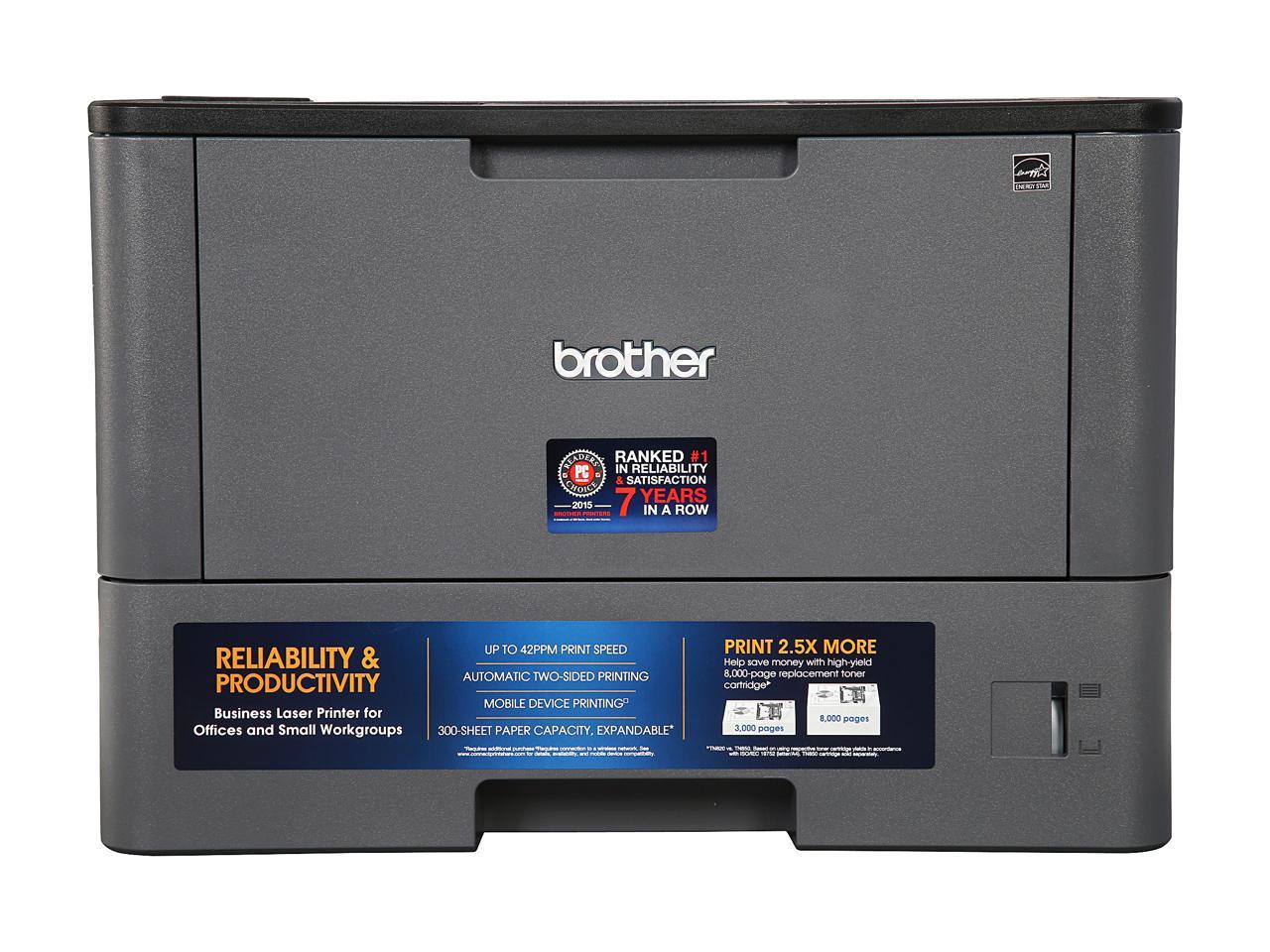 Brother HL-L5100DN Monochrome Laser Printer w/ Duplex Two-Sided Printing and Mobile Printing