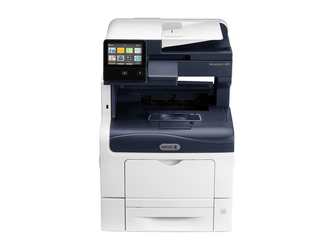 Xerox VersaLink C405/DN Up to 36ppm Duplex Multifunction Color Laser Printer, 2-Sided Print, USB/Ethernet, 550-Sheet Tray, 150-Sheet Multi-Purpose Tray, 110V