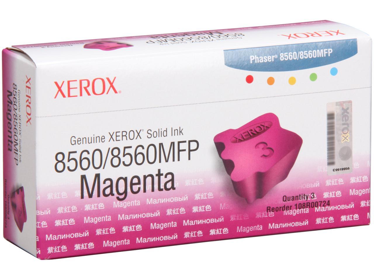Xerox 108R00724 Solid Ink - 3 Sticks - Magenta