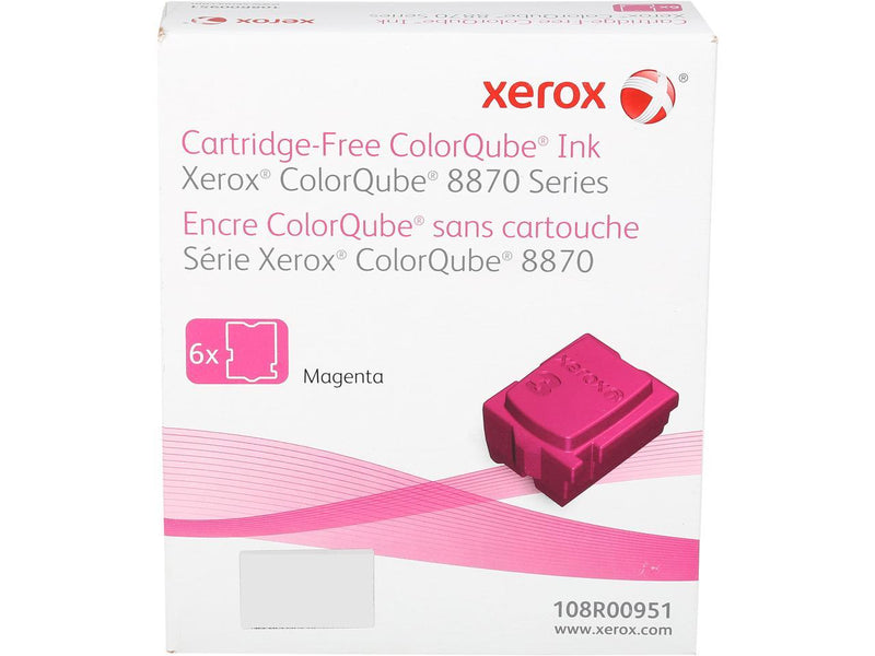 Xerox 108R00951 Solid Ink - 6 Sticks - Magenta
