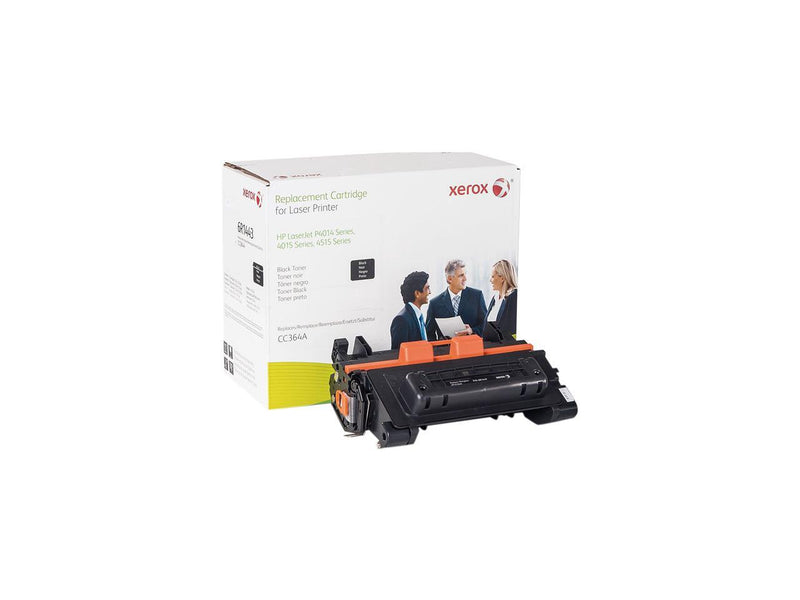 XEROX 006R01443 Black Compatible Toner Cartridge Replacement for HP 64A CC364A LaserJet P4014/P4015/P4515 Series