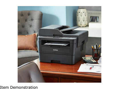 Brother MFC-L2750DW Wireless Compact All-in-One Monochrome Laser Printer with Duplex Copy & Scan