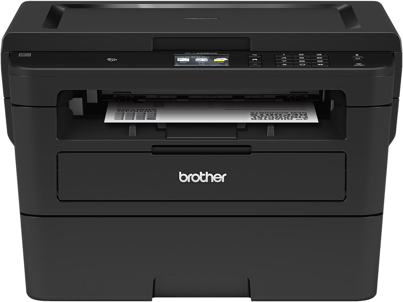 Brother HL-L2395DW Compact Monochrome Laser Printer w/ Flatbed Copy & Scan, Wireless Printing, NFC and Cloud-Based Printing & Scanning