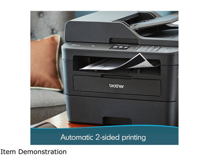 Brother MFC-L2750DWXL Wireless Duplex Compact All-in-One Monochrome Laser Printer - Up to Two Years of Printing Included