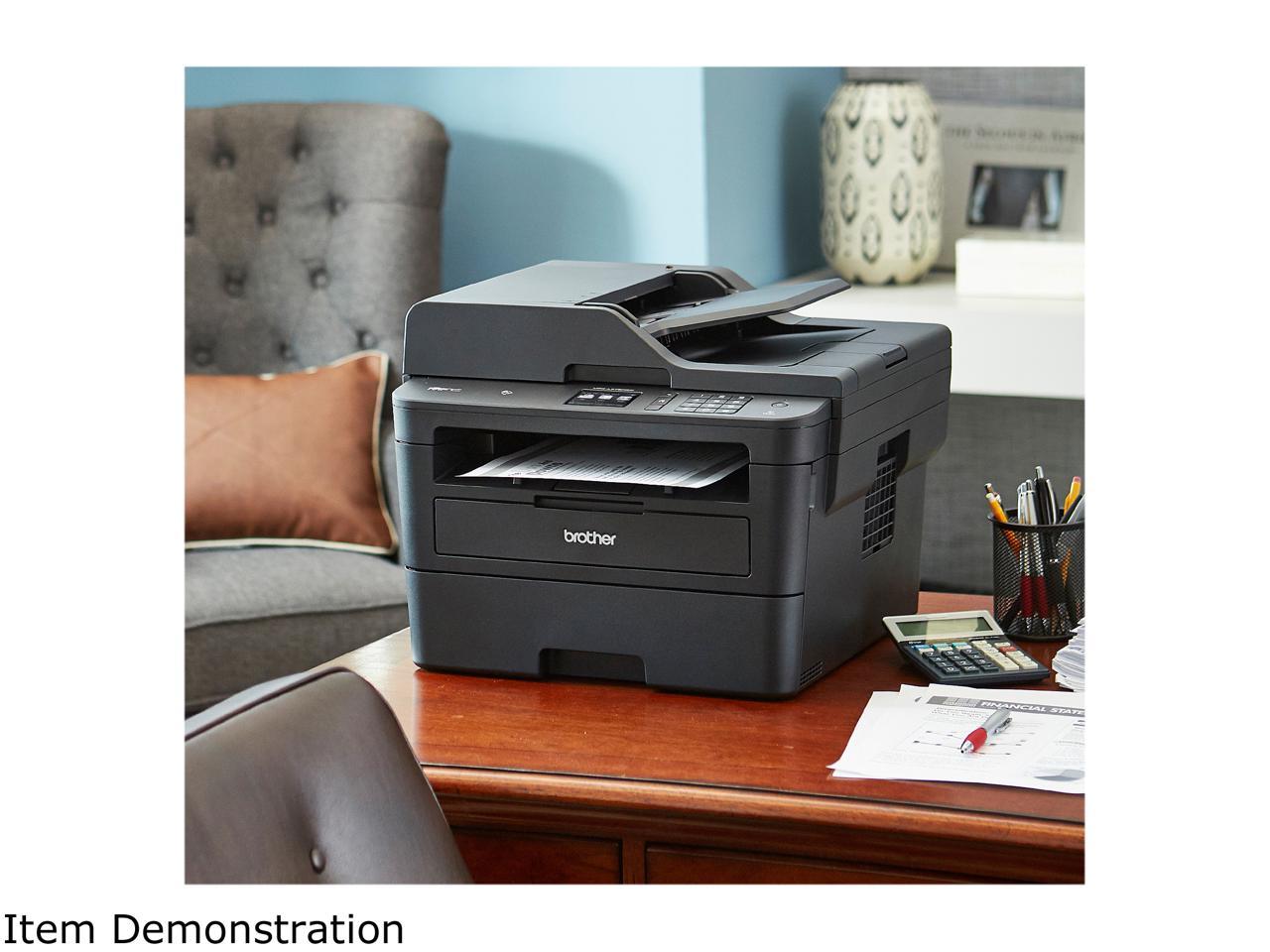 Brother MFC-L2750DWXL Wireless Duplex Compact All-in-One Monochrome Laser Printer - Up to Two Years of Printing Included