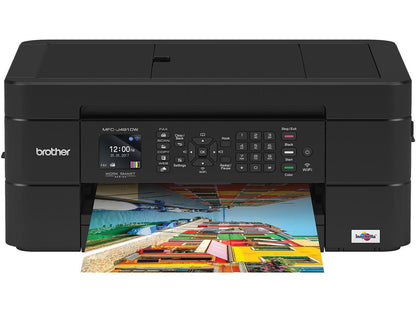 Brother MFC-J491DW Wireless Color All-in-One Inkjet Printer with Mobile Device and Duplex Printing