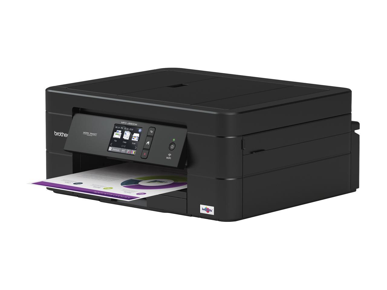 Brother MFC-J690DW Wireless Duplex Multi-function Color All-in-One Inkjet Printer with Mobile Printing
