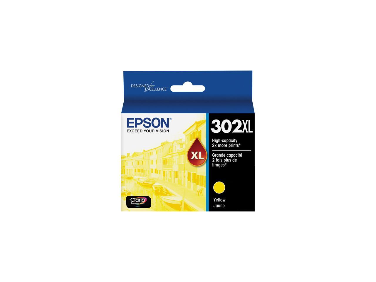 EPSON Claria Premium 302XL T302XL420-S Ink Cartridge, High-capacity Yellow