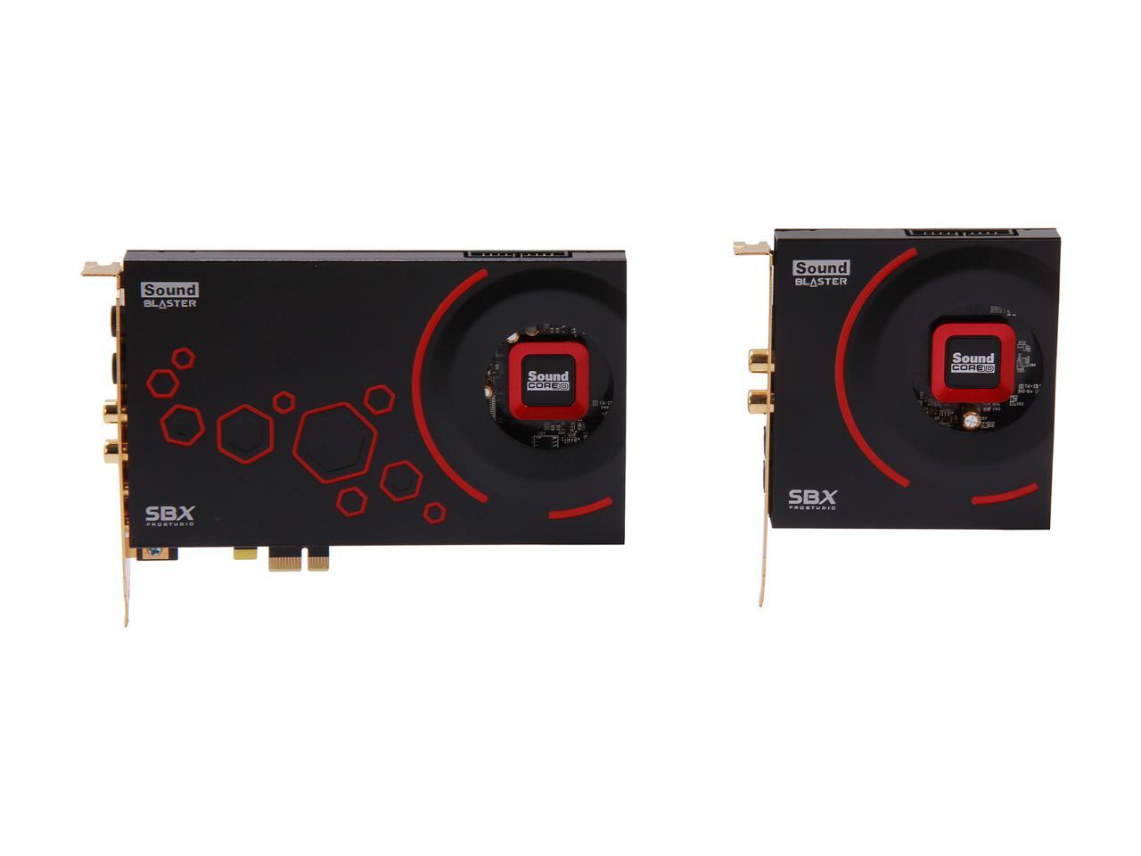 Creative Sound Blaster ZxR PCIe 124dB SNR Sound Card with 600ohm Headphone Amp and Desktop Audio Control Module