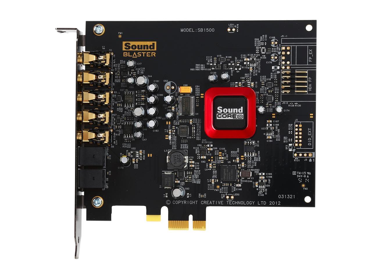 Creative Sound Blaster Z 30SB150200000 5.1 Channels 24-bit PCI Express x1 Interface Sound Card
