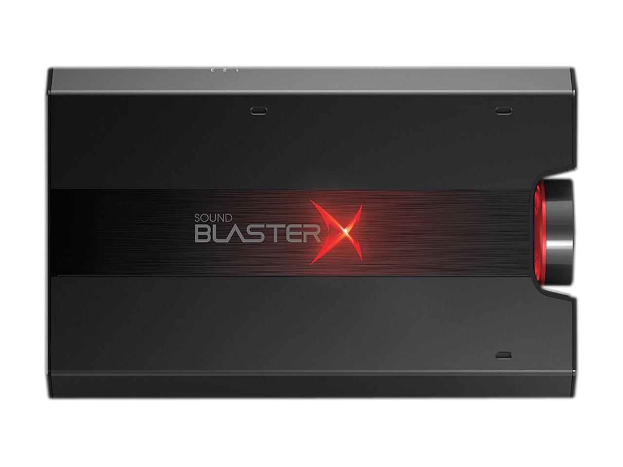 Creative Sound BlasterX G5 7.1 Channels 24-bit 192KHz USB Interface Sound Card