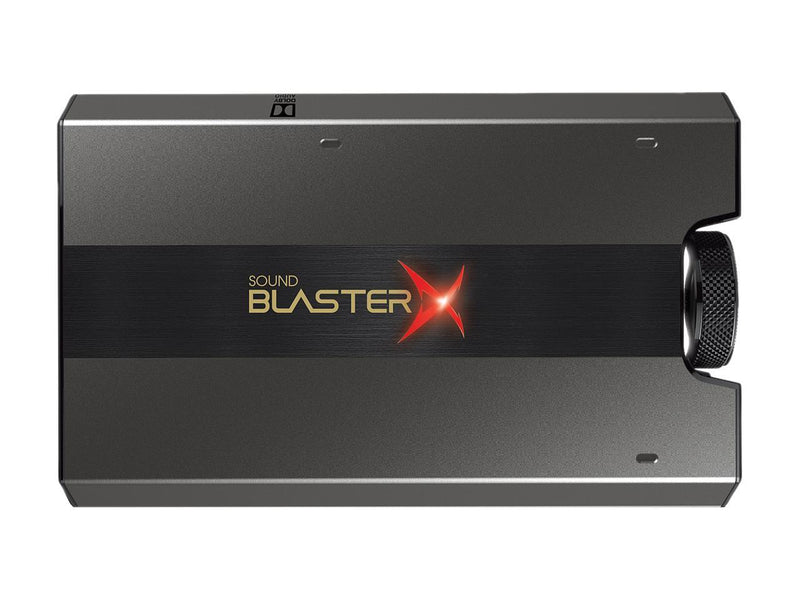 Creative Sound BlasterX G6 Hi-Res Gaming DAC and USB Sound Card with Xamp Headphone Bi-Amplifier for PC, PS4, Xbox and Nintendo Switch