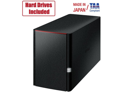 Buffalo Linkstation Soho 2Bay Desktop 4Tb Hard Drives Included