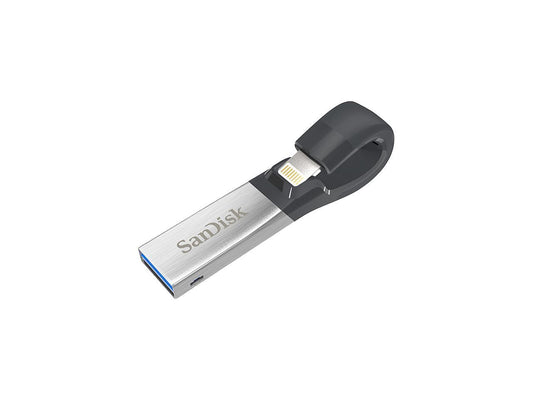 SanDisk 128GB iXpand Flash Drive for iPhone and iPad (SDIX30C-128G-GN6NE)