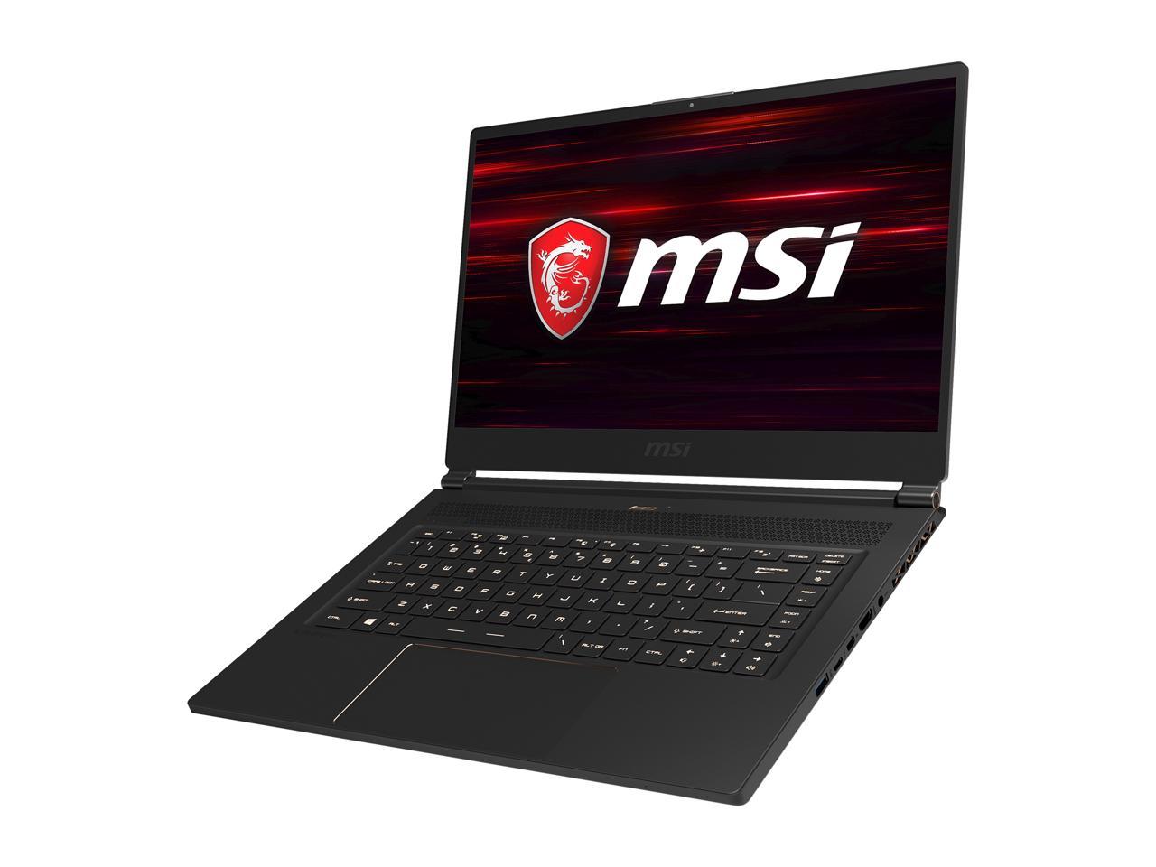 MSI GS65 Stealth-838 - 15.6" 240 Hz - Intel Core i7-9750H - GeForce RTX 2080 Max-Q - 32 GB DDR4 - 512 GB SSD - Windows 10 Pro - Gaming Laptop