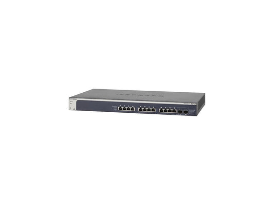 NETGEAR 12-port 10Gig Gigabit Ethernet Smart Managed Pro Switch, L2+/Layer 3 Lite, 10 SFP+, ProSAFE Lifetime Protection (XS712Tv2)