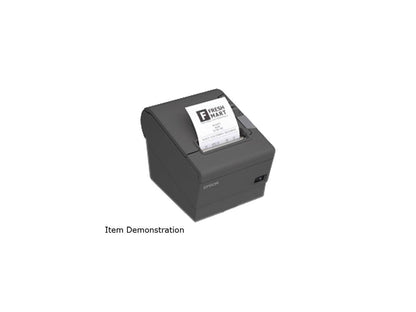 Epson TM-T88V 3" Single-station Thermal Receipt Printer, USB, Ethernet, Dark Gray - C31CA85656