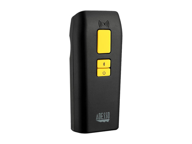 Adesso NuScan 3500TB Portable Pocket Size Bluetooth Long Range 1D/2D Barcode Scanner w/ Detachable Magnetic Cable, IP66 Waterproof, Antimicrobial, Drop Protection - NUSCAN3500TB