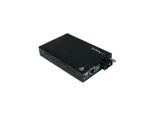 StarTech ET90110SC2 10/100 Mbps Multi Mode Fiber Media Converter with SC 2 km