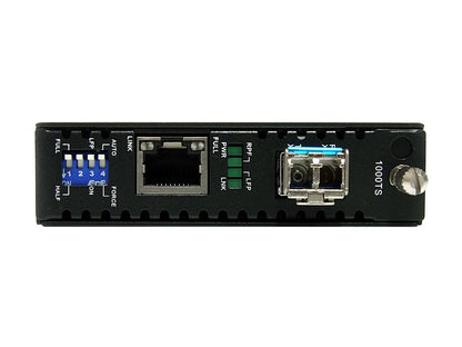 StarTech ET91000LC2 Fiber Media Converter Gigabit 1000 Mbps MM Fibre LC 550m