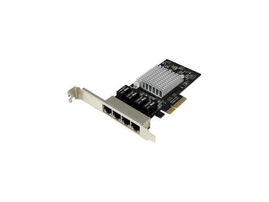 StarTech ST4000SPEXI 4-Port Gigabit Ethernet Network Card - PCI Express, Intel I350 NIC
