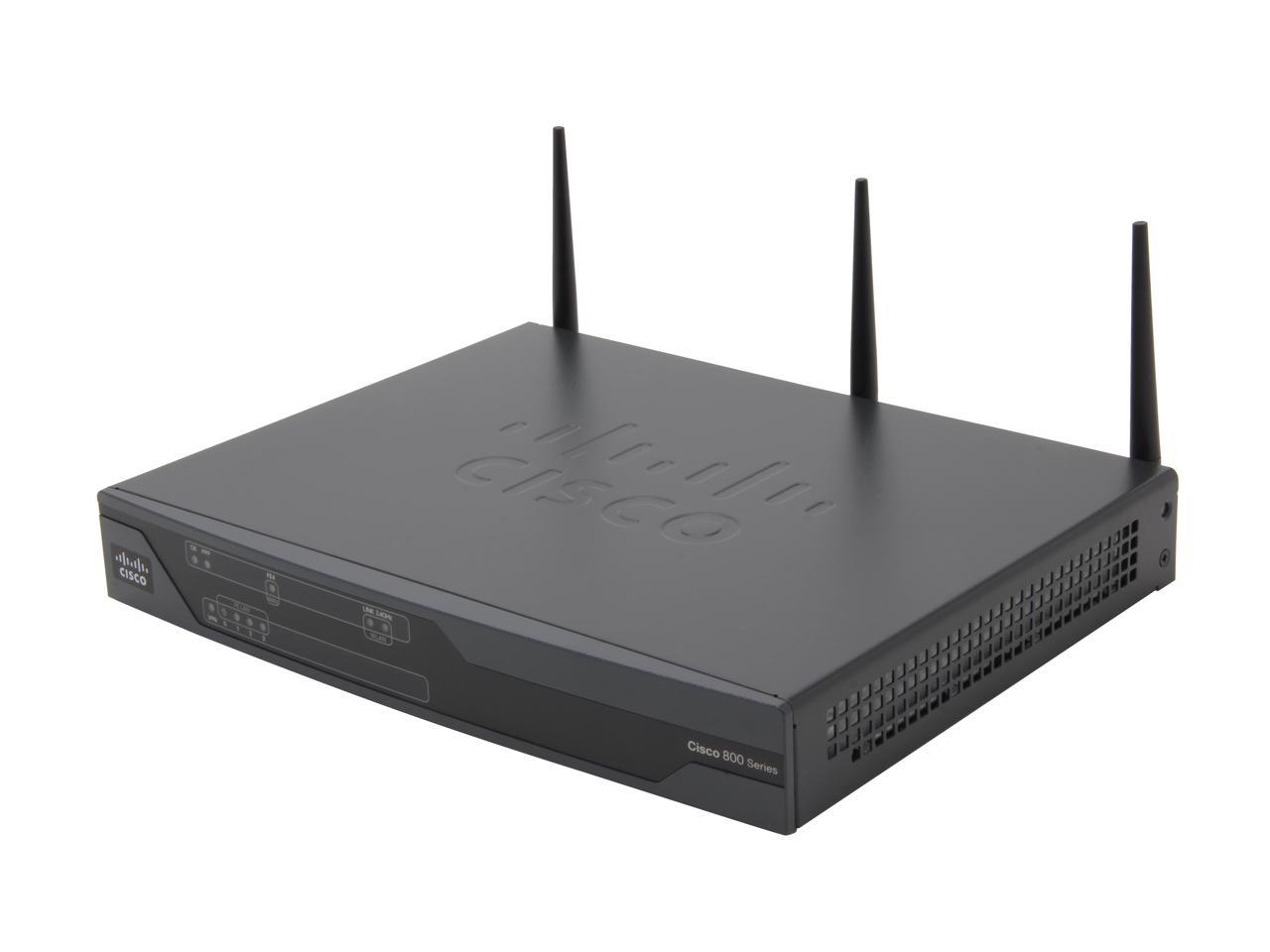 CISCO CISCO861W-GN-A-K9 Wireless Router IEEE 802.11b/g, IEEE 802.11n Draft 2.0