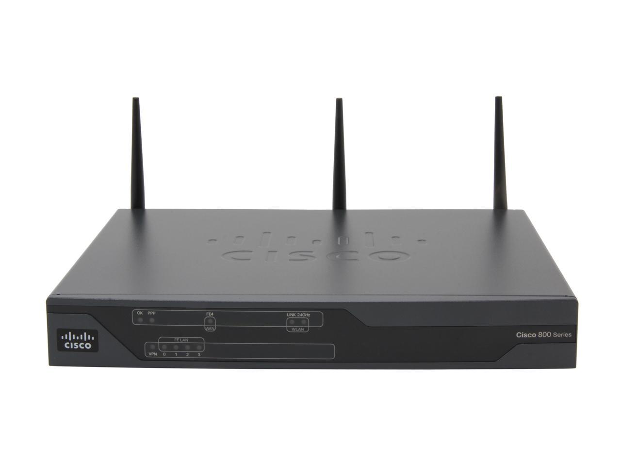 CISCO CISCO861W-GN-A-K9 Wireless Router IEEE 802.11b/g, IEEE 802.11n Draft 2.0