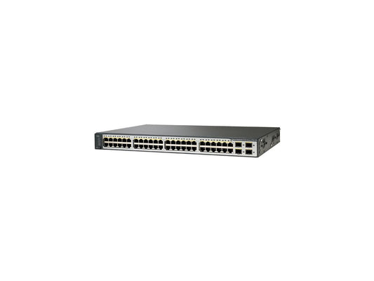 CISCO Catalyst 3750 V2 Series WS-C3750V2-48PS-E Switch